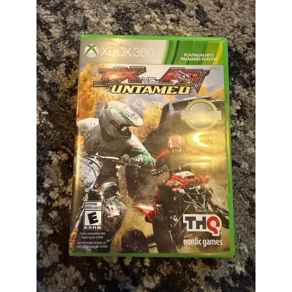 Platinum Hits Edition of MX vs ATV Untamed for Xbox 360
